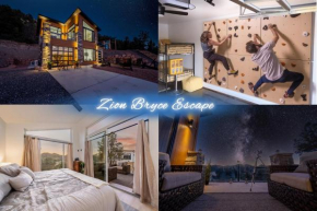 Mountainside Retreat Climbing Wall Zion Bryce 3BR Stargazing Firepit EV